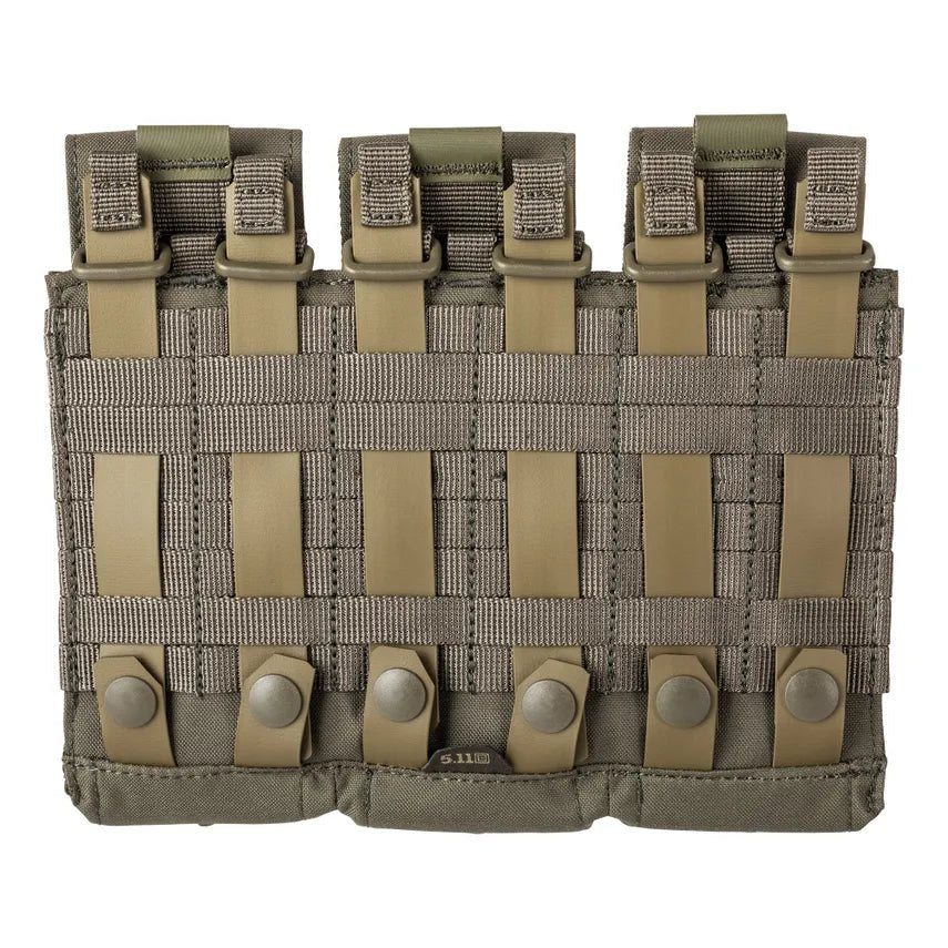 Porte - chargeur fermé TRIPLE AR FLEX COVERT 5.11 Tactical - Vert Ranger - Welkit.com