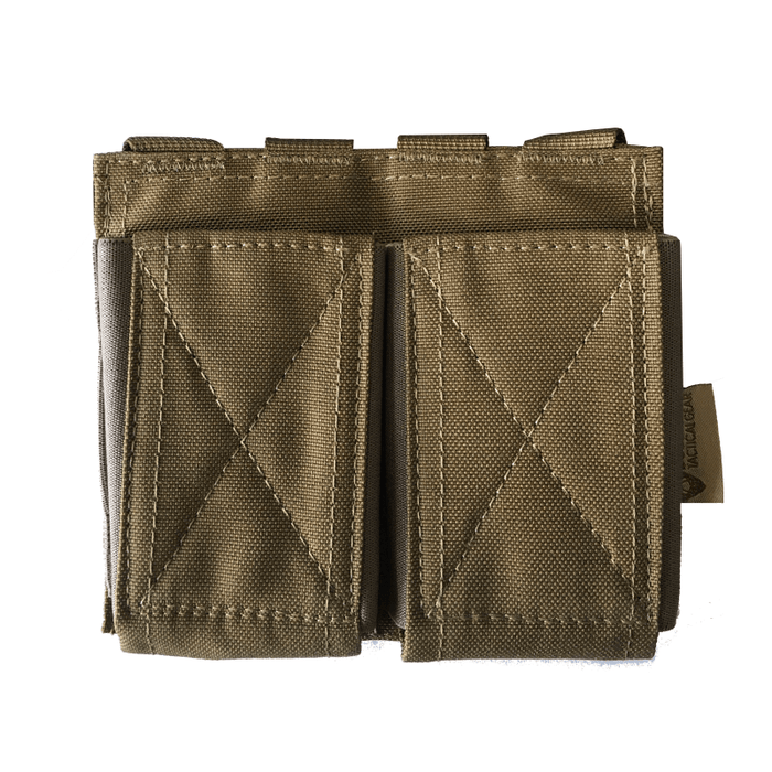 Porte-chargeur ouvert DOUBLE ELASTICATED MAG Bulldog Tactical - Coyote - - Welkit.com - 2000000343822 - 1