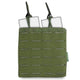 Porte - chargeur ouvert LAZER OPEN TOP 2X1 Bulldog Tactical - Vert olive - Welkit.com