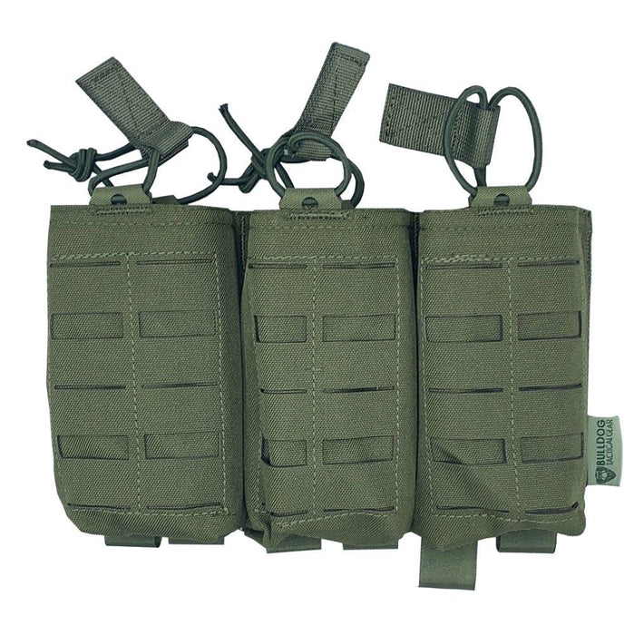Porte-chargeur ouvert SM2A M4 | 1X3 Bulldog Tactical - Vert olive - - Welkit.com - 3662950112287 - 5