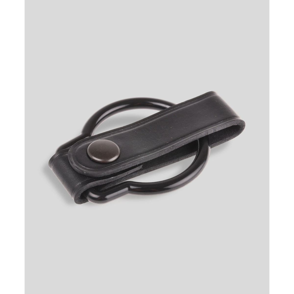 Porte-lampe GK Professional anneau cuir bouton pression laiton ceinturon 57 mm