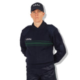 Pull de service col rond GK Professional renforts épaules et coudes poche stylos