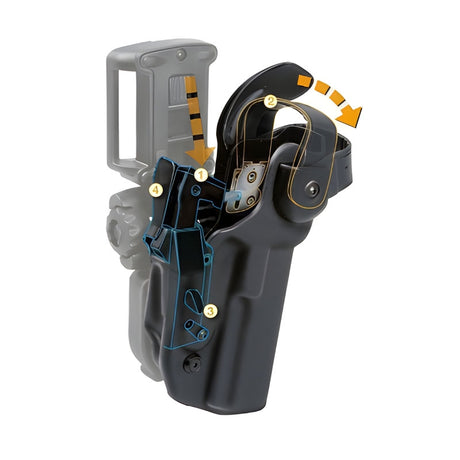 Holster 2Fast Extreme Radar 1957 SIG 2022 niveau 5 droitier polymère et déport bas