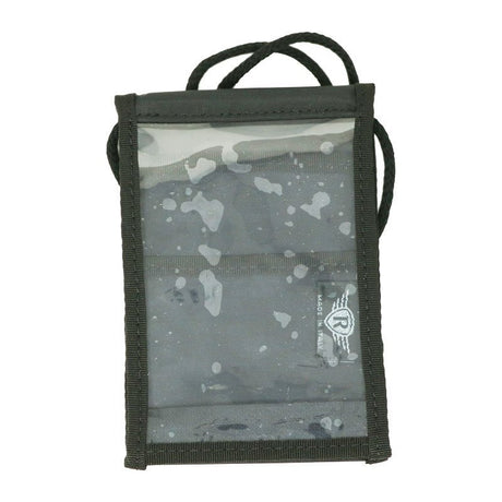 Porte-badge de cou Radar 1957 en nylon avec fenêtre et deux poches internes