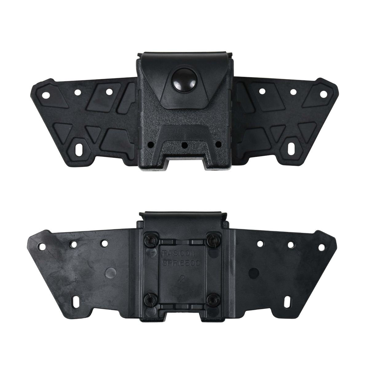 Porte-cartouches Taser X2 Radar 1957 fixation frontale sur holster rabat Rubber-Tech