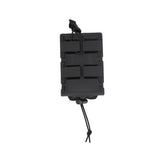 Porte-cartouches Taser X2 Radar 1957 fixation frontale sur holster rabat Rubber-Tech