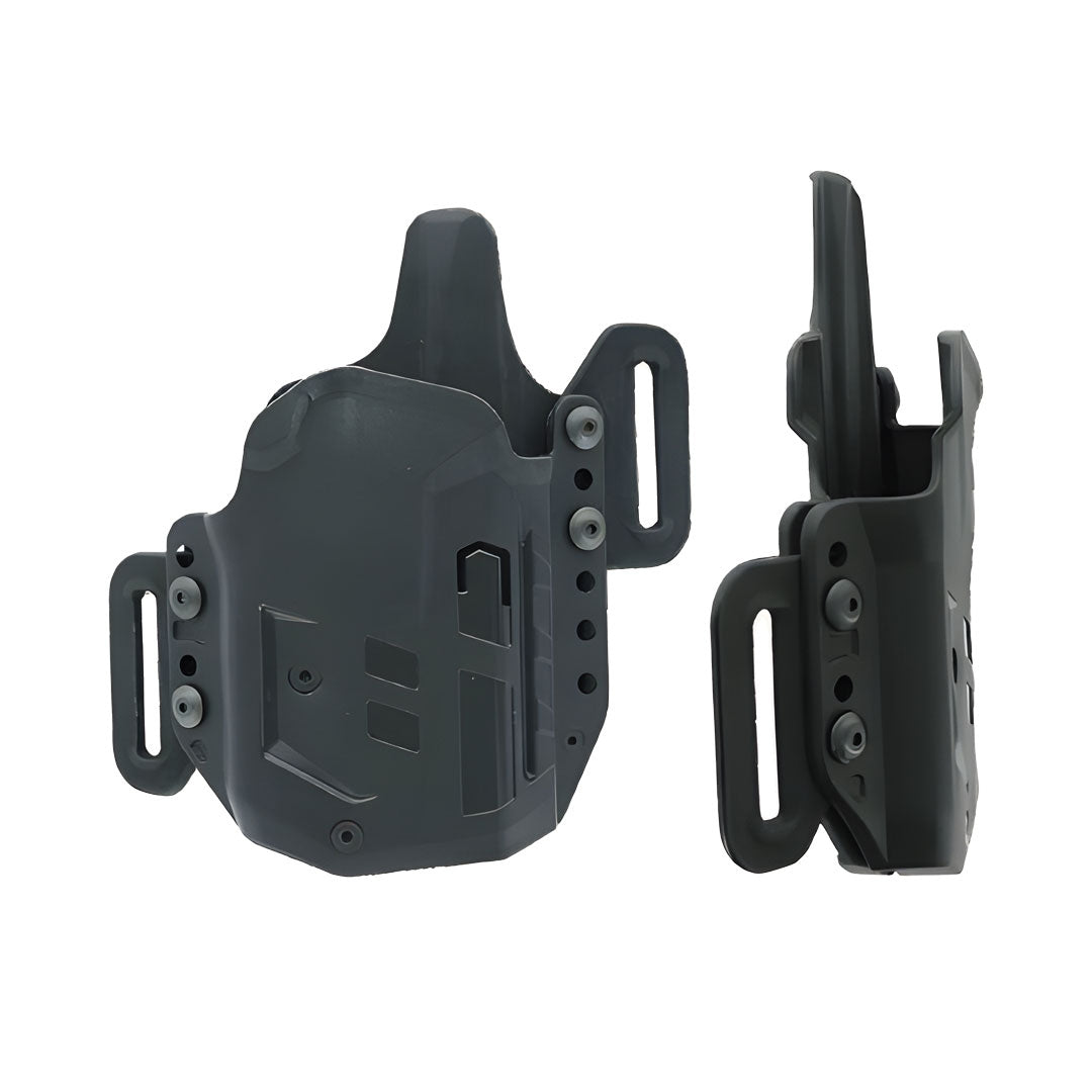 Holster discret OWB Radar 1957 Glock 43X et lampe Surefire XSC-A en TPU niveau I