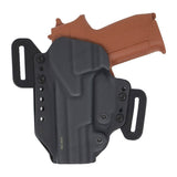 Holster discret LTG-PRO Radar 1957 Glock 17/19/26 droitier niveau II en polymère, 150 g