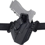 Holster LTG-PRO court Radar 1957 Glock 19 droitier niveau II polymère injecté, fixation MMS