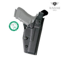 Holster 2 Fast D-Shell Glock 17 LH Niv V Kydex + Deport bas 6500.6106 Radar 1957
