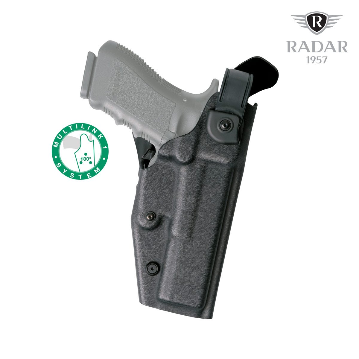 Holster 2 Fast D-Shell SIG 2022 LH Niv V Kydex + Deport bas 6500.610 Radar 1957