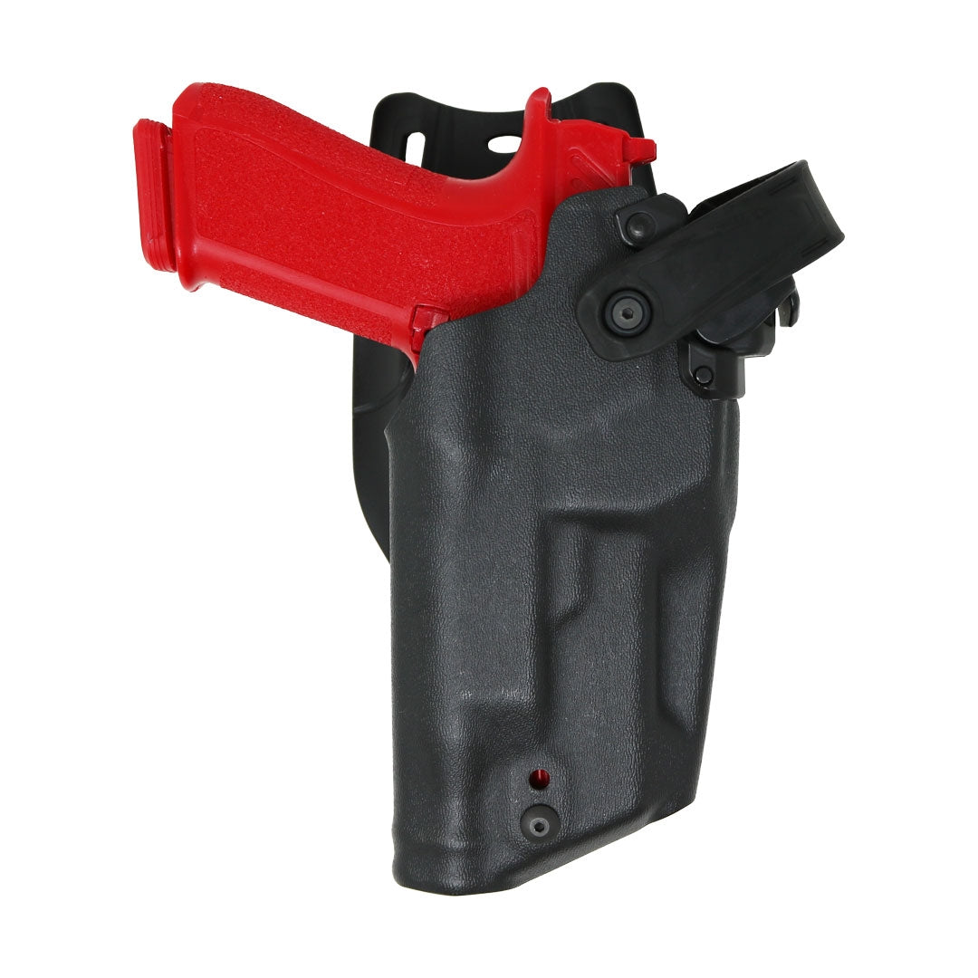 Holster T-LEP Radar 1957 Glock 17/19 Gen5 avec X300U-A et RMR, quatre rétentions en Kydex