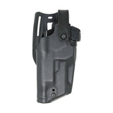 Holster T-LEP Radar 1957 Glock 17/19 Gen5 avec X300U-A et RMR, quatre rétentions en Kydex