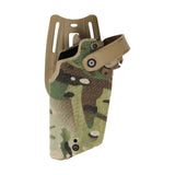 Holster T-LEP Radar 1957 Glock 17/19 Gen5 avec X300U-A et RMR, quatre rétentions en Kydex