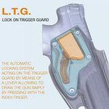 Holster LTG-Duty Radar 1957 niveau II, coque Kydex et déport bas S-Closer 3x120° inclus