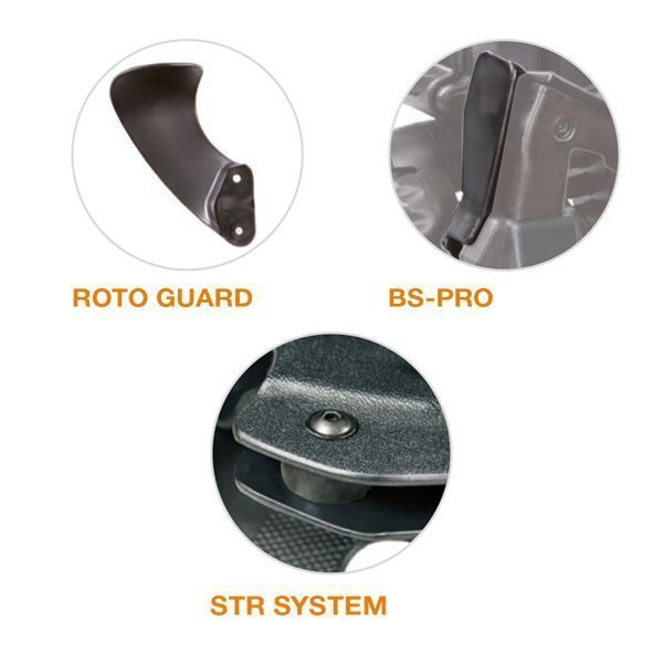 Holster 2Fast D-Shell Radar 1957 niveau V en polyform et sécurités automatiques 2-Fast