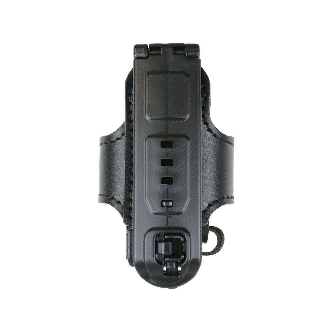 Porte-menottes ouvert Radar 1957 en cuir pleine fleur avec fixation UBM rotative 360°