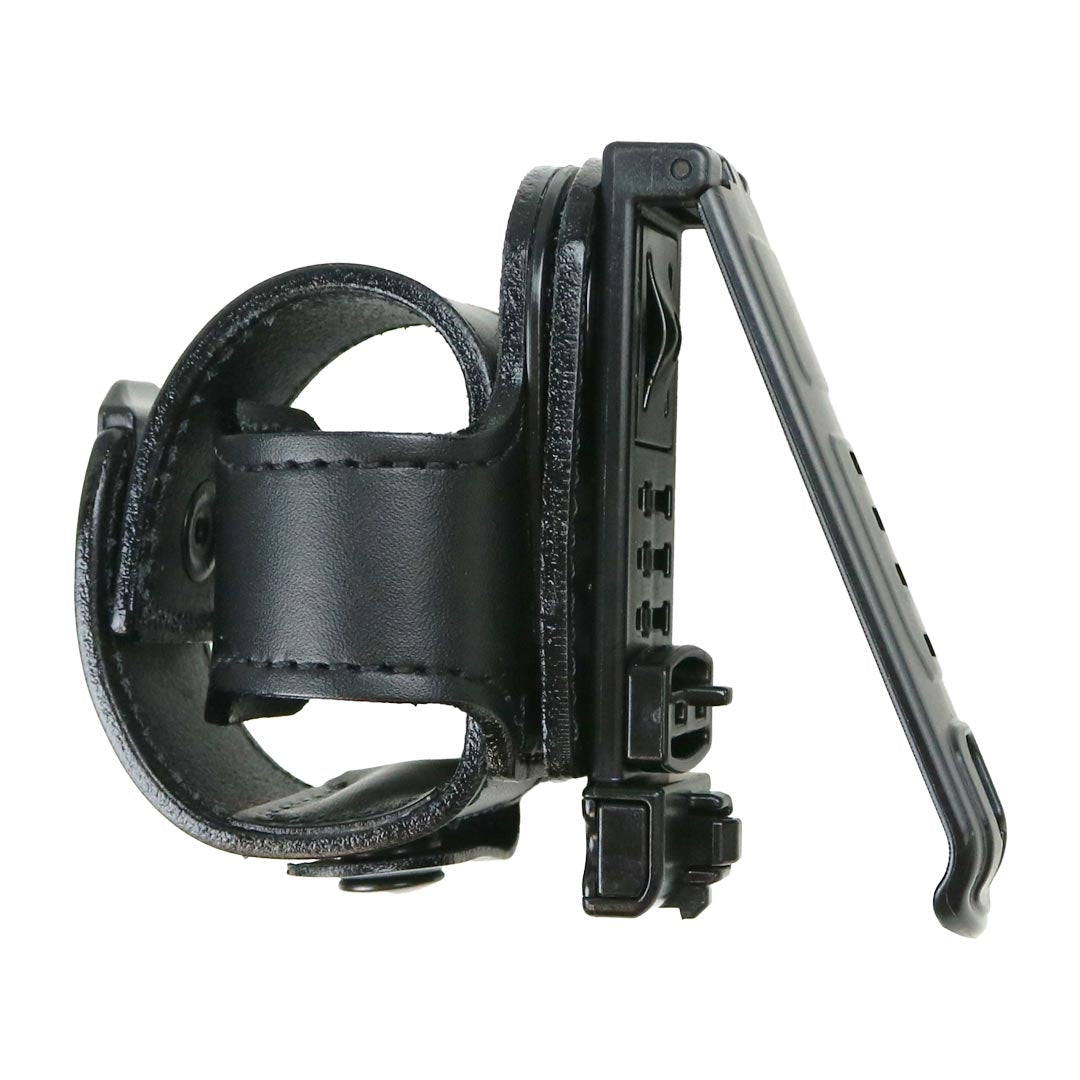 Porte-menottes ouvert Radar 1957 en cuir pleine fleur avec fixation UBM rotative 360°