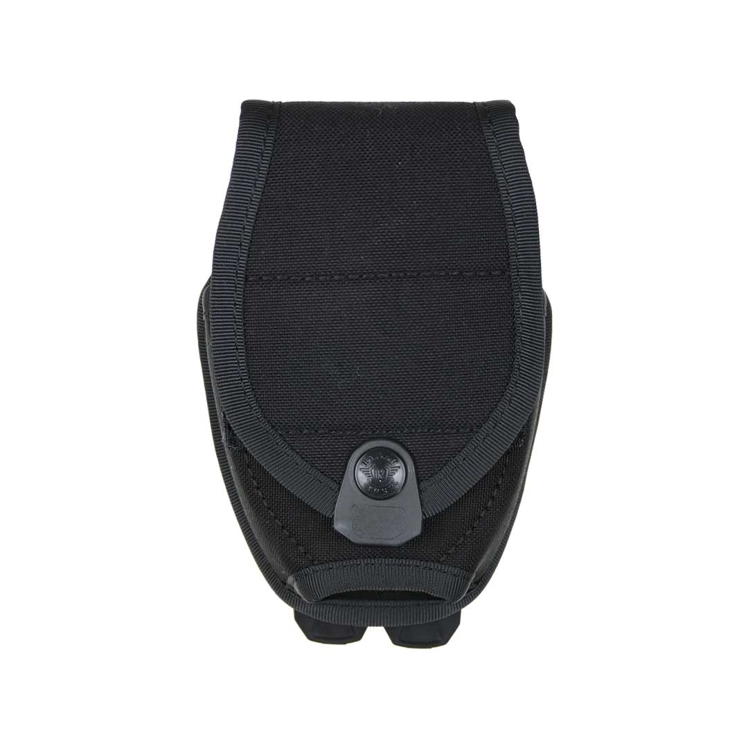 Porte-menottes ouvert Radar 1957 en cuir moulé avec boucle en S pour ceinturon 50 mm