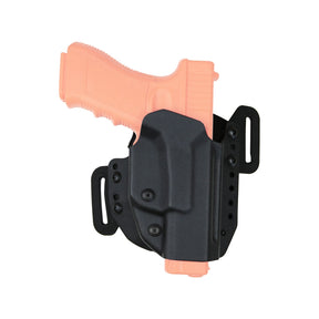Holster discret Thumb C-D Flat Glock 17-19 LH Poly Niv II Fixat Mms 6500. Radar 1957