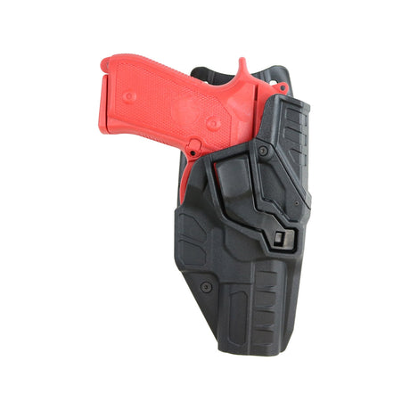 Holster Safe & Fast Index Radar 1957 niveau II en polymère injecté avec déport bas