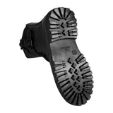 Rangers souples Ares cuir de vachette lisse 2,4 mm cousu Goodyear laçage sur 14 œillets