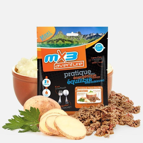 Ration lyophilisée HACHIS PARMENTIER DE BŒUF 540 KCAL MX3 Aventure - Autre - Welkit.com