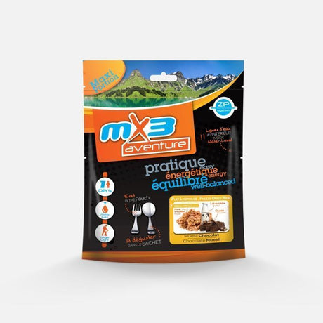 Ration lyophilisée MUESLI CHOCOLAT 461 KCAL MX3 Aventure - Autre - Welkit.com