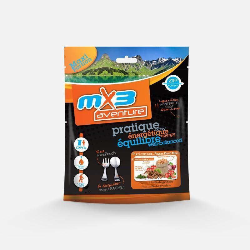 Ration lyophilisée PÂTES À LA BOLOGNAISE 529 KCAL MX3 Aventure - Autre - Welkit.com