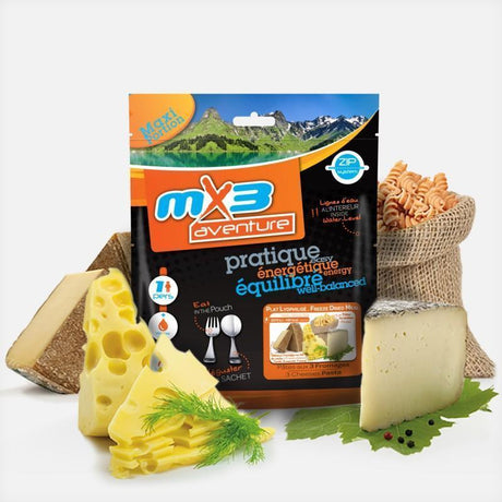 Ration lyophilisée PÂTES AU 3 FROMAGES 491 KCAL MX3 Aventure - Autre - Welkit.com