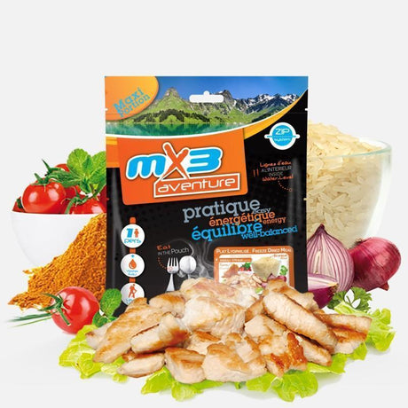 Ration lyophilisée POULET KORMA 588 KCAL MX3 Aventure - Autre - Welkit.com