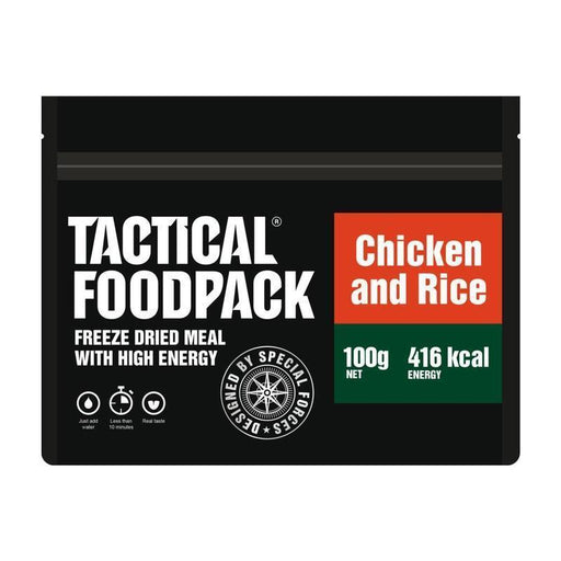 Ration lyophilisée POULET & RIZ 416 KCAL Tactical Foodpack - Autre - Welkit.com - 3662950044458 - 1