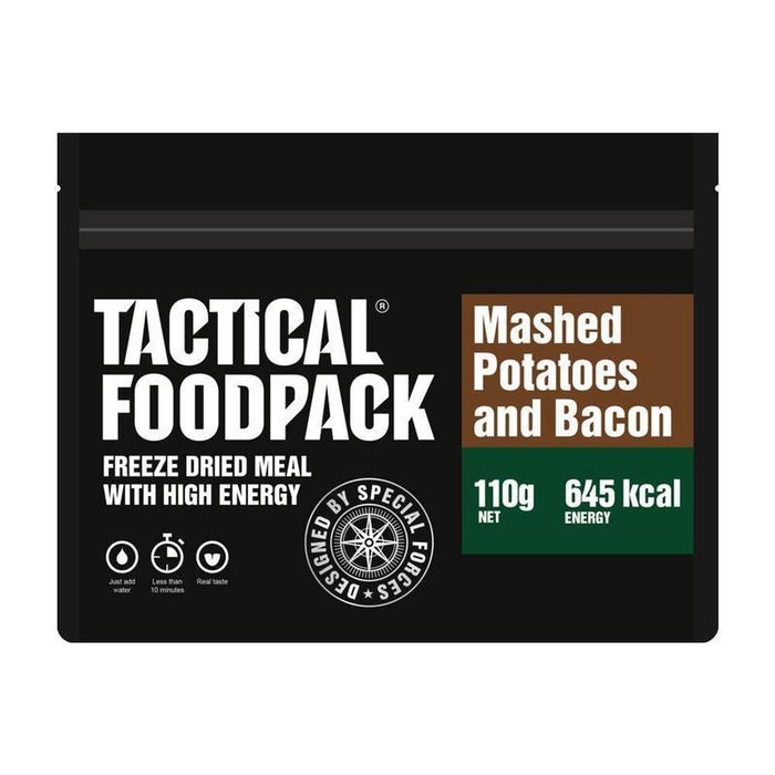 Ration lyophilisée PURÉE DE POMMES DE TERRE & BACON | 645 KCAL Tactical Foodpack - Autre - Pommes de Terre & Bacon - Welkit.com - 3662950044496 - 1