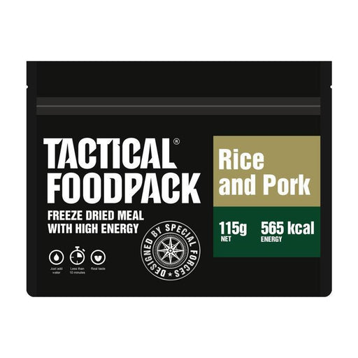 Ration lyophilisée RIZ & PORC | 565 KCAL Tactical Foodpack - Autre - Porc - Welkit.com - 3662950044441 - 1
