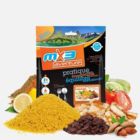 Ration lyophilisée TAJINE DE POULET 597 KCAL MX3 Aventure - Autre - Welkit.com