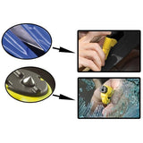 Brise-vitre coupe-sangle Resqme pour porte-clés en ABS et acier inoxydable 7,6 cm