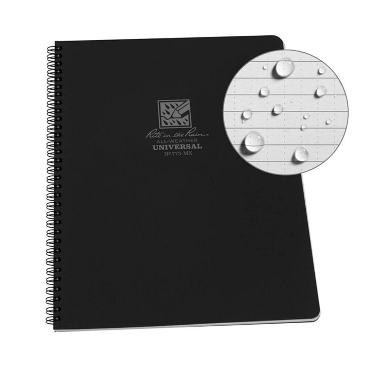 Papier étanche Maxi-Spiral Notebook-Side Universal Rite In The Rain