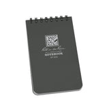 Carnet Rite In The Rain à spirale supérieure 7,5 × 12,5 cm 100 pages Polydura