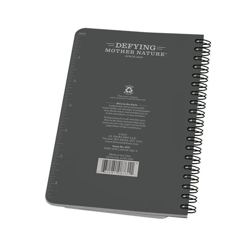 Carnet Rite In The Rain à spirale réglure Universal 11,7 × 17,7 cm 64 pages