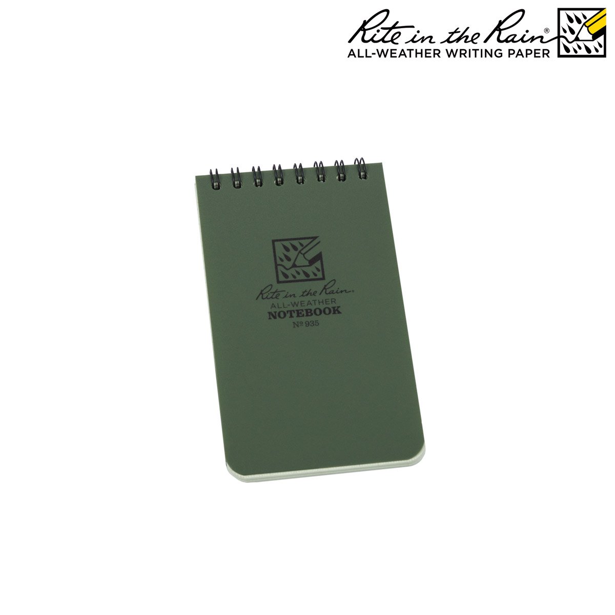 Carnet Rite In The Rain à spirale supérieure 7,5 × 12,5 cm 100 pages Polydura