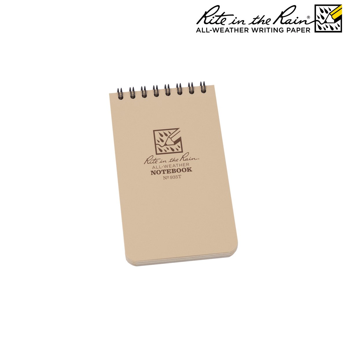 Porte-carnet Rite In The Rain en Cordura 45 g pour carnet 7,5 × 12,5 cm à spirale
