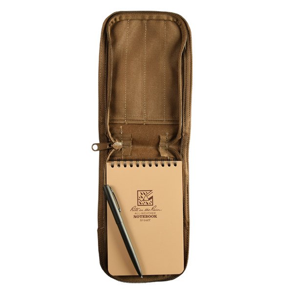 Kit carnet 10 x 15 cm Rite In The Rain housse Cordura à glissière et stylo à bille