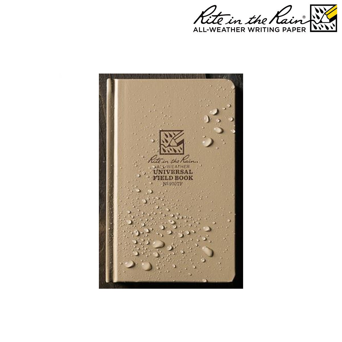 Carnet Rite In The Rain à reliure cousue 12 × 19 cm 160 pages écriture sous la pluie