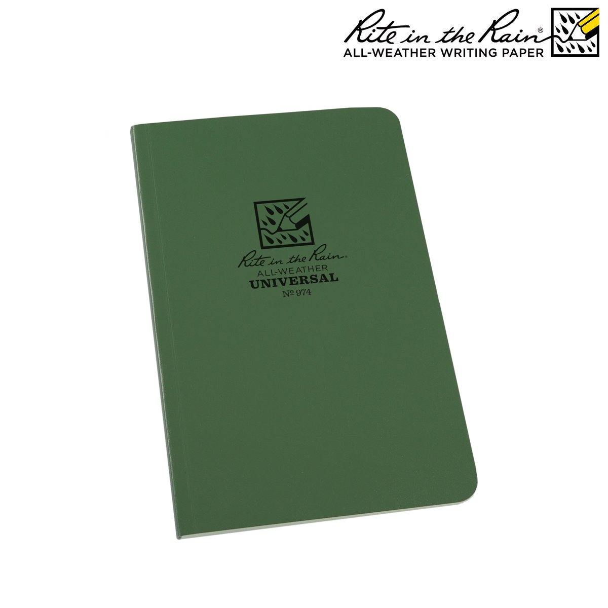 Papier étanche Carnet 11.7 X 18.4cm, 128 Pages, Reliure Verticale Rite In The Rain
