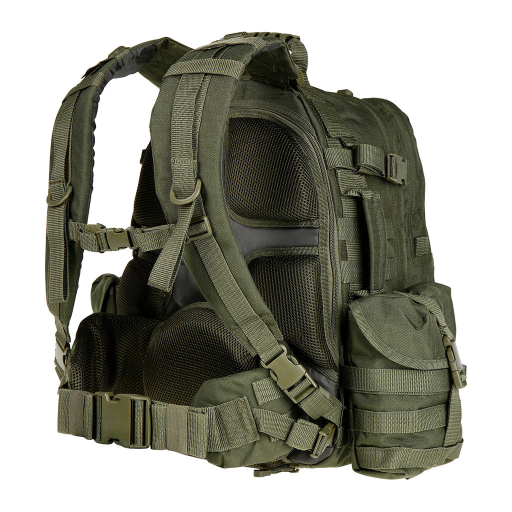 Sac à dos de combat Ares Cougar 45 L ceinture ventrale amovible et bandes MOLLE