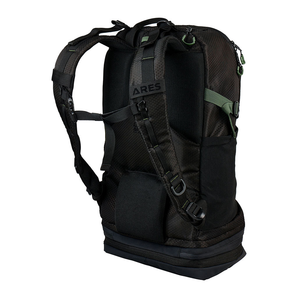 Sac à dos polyvalent Ares Panorama 40 L compartiment inférieur détachable et housse de pluie