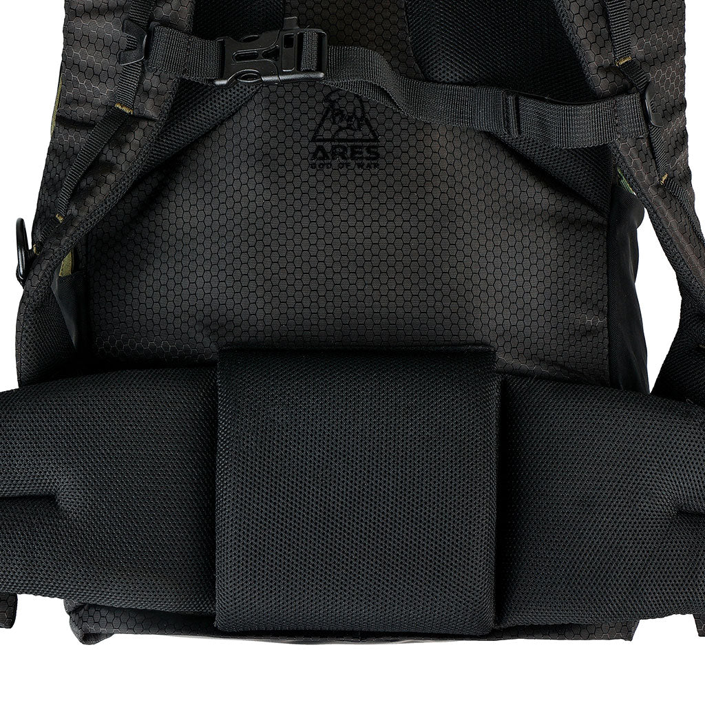 Sac à dos polyvalent Ares Panorama 40 L compartiment inférieur détachable et housse de pluie