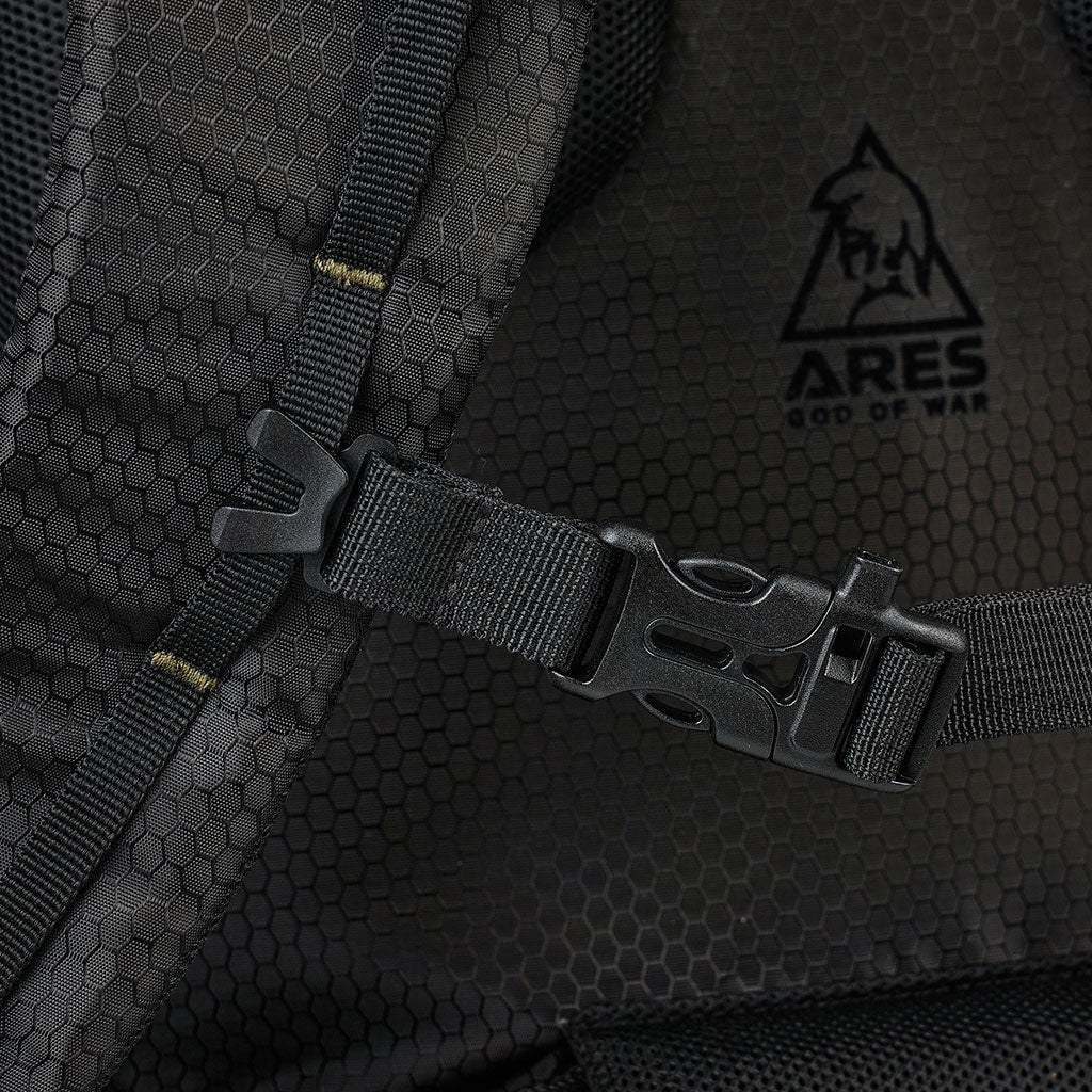 Sac à dos polyvalent Ares Panorama 40 L compartiment inférieur détachable et housse de pluie