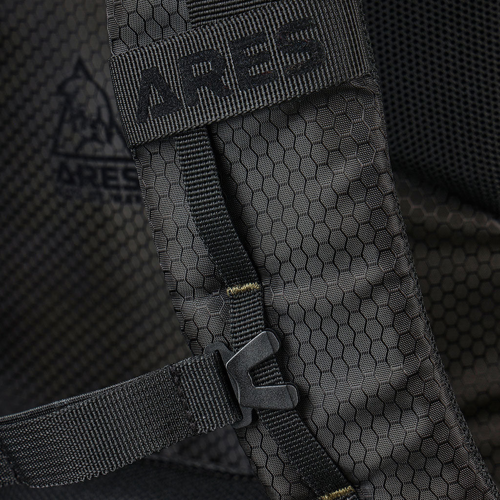 Sac à dos polyvalent Ares Panorama 40 L compartiment inférieur détachable et housse de pluie
