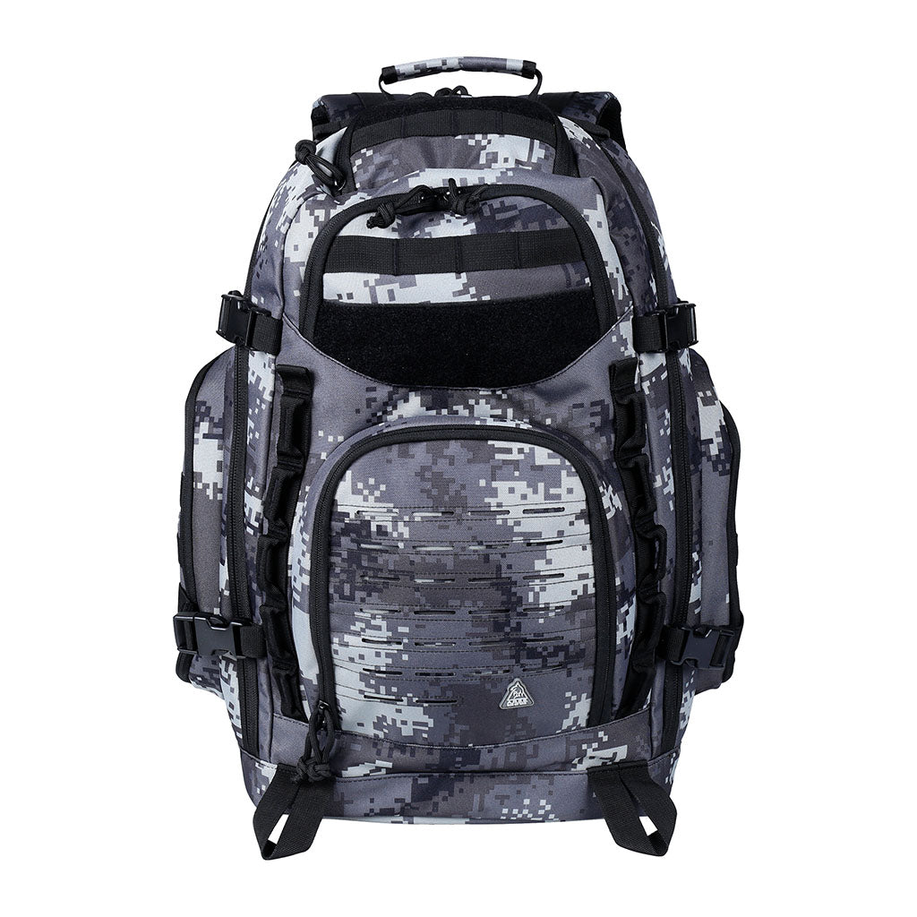 Sac à dos Ares Trek 60L en polyester 600D enduit PVC, dos ventilé et porte-piolets